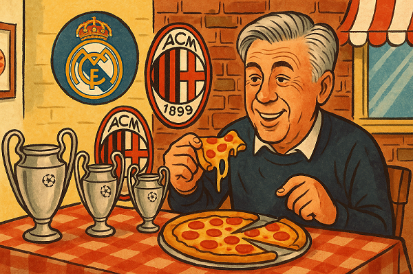 Carlo Ancelotti’s Pizza Magic: Champions League Tactics and Transfer Recipes
